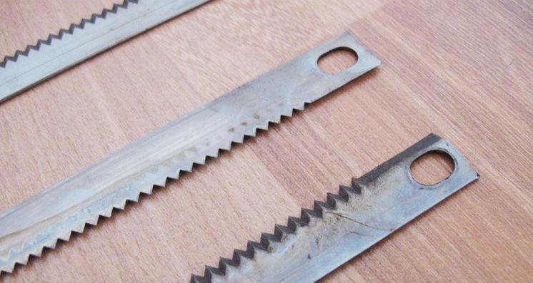 185-1.8mm一字单斜工具钢锯齿波浪形包装机切刀