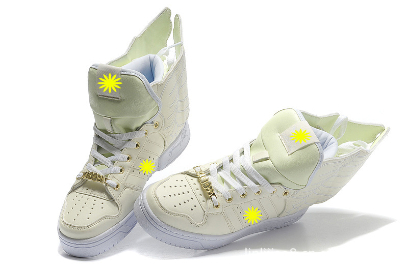 新款jeremyscottwings透明翅膀夜光潮流鞋板鞋g04654