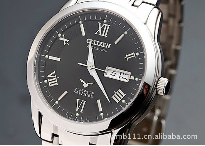 西铁城手表 男表 机械表 蓝宝石 西铁城8290 人气热卖!图片_12