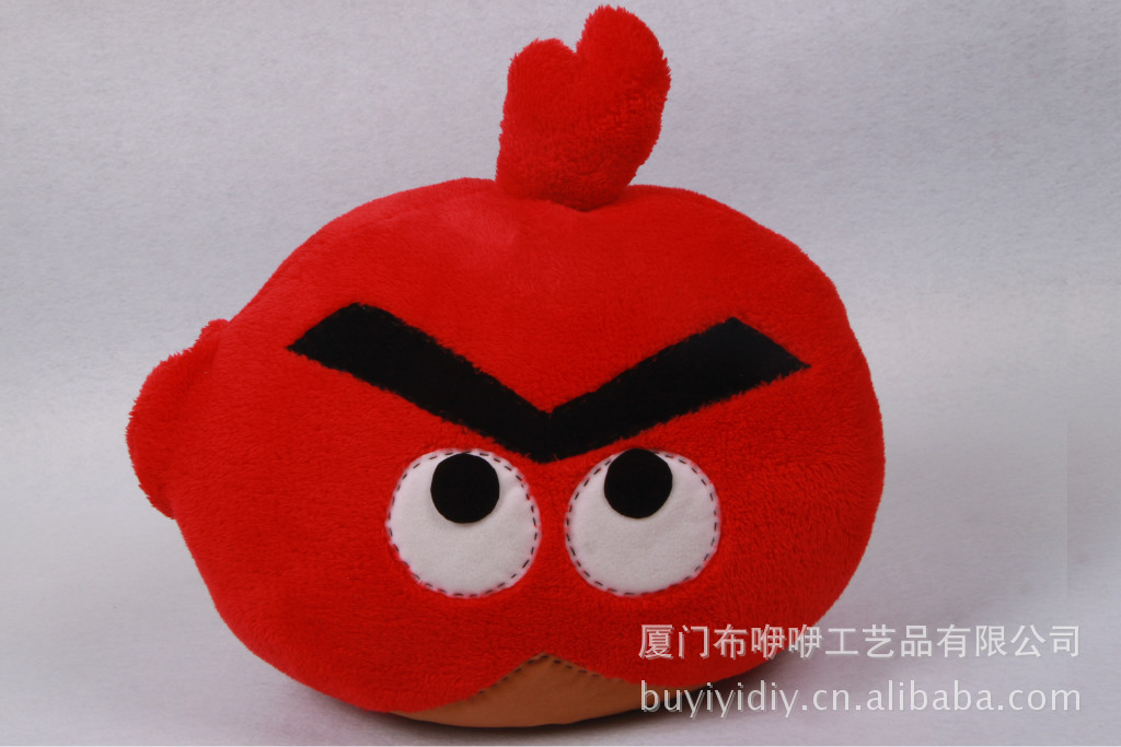 热销毛绒玩具愤怒的小鸟毛绒公仔娃娃创意礼品布偶