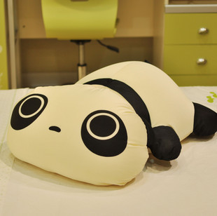 厂家批发70cm 趴趴熊熊猫抱枕tarepanda纳米粒子泡沫趴地熊