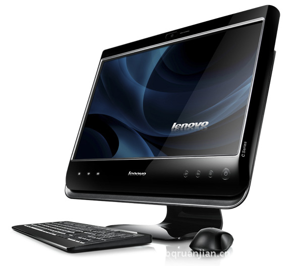 联想一体机 ideacentre c200 d525 2g320g 18.5lcd黑_白 特价