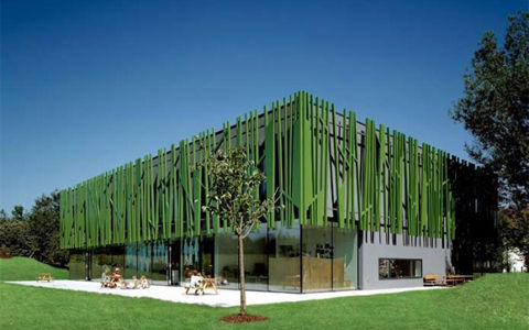 彩色建筑——绿色