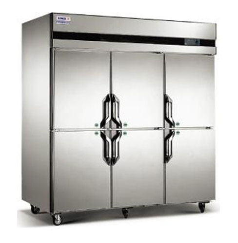 标准款六门双机双温冻柜qz1.6l6 六封门双温冷冻冷藏柜 商用冰箱-「冷