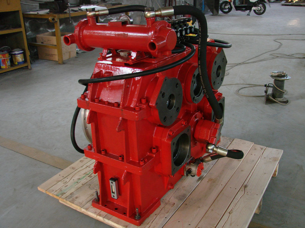 【图】供应液压离合分动箱lfd5-100(一进五出/各分支单独离合)_齿轮箱