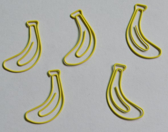 水果系列创意回纹针香蕉形状回形针