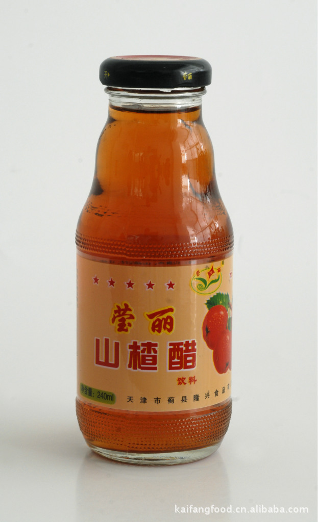 供应优质罐头 山楂果醋饮料