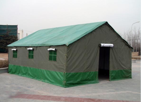 高品质工程帐篷帆布帐篷圆管支架式结构34带地梁