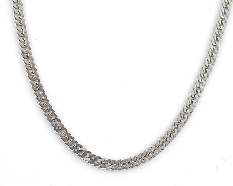 义乌厂家直销批发加工 316l锈钢 双织四面磨链 钛钢配链 diy配件图片