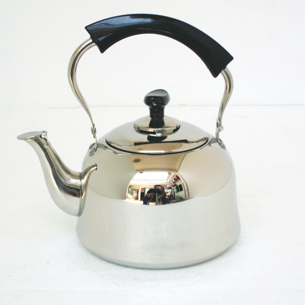 高级不锈钢水壶 茶壶 琴音壶 鸣笛壶(灵泉壶)2.5l