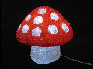 厂家直销,亚克力滴塑圣诞造型产品,亚克力滴塑蘑菇