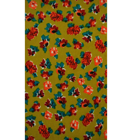 复古印花包臀裙 半身中长裙 品牌:天月·华彩 面料:棉类混纺 颜色