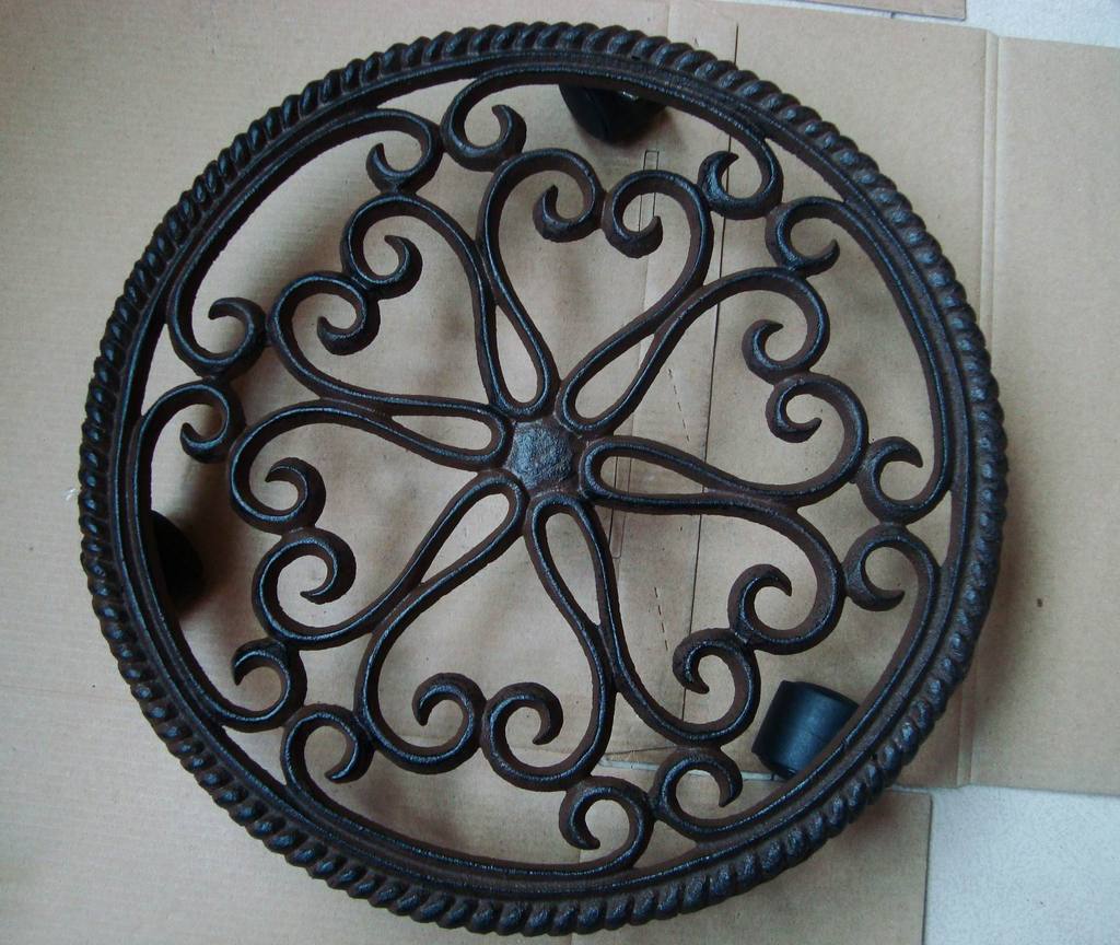 铸铁工艺品 欧式花型 花盆托