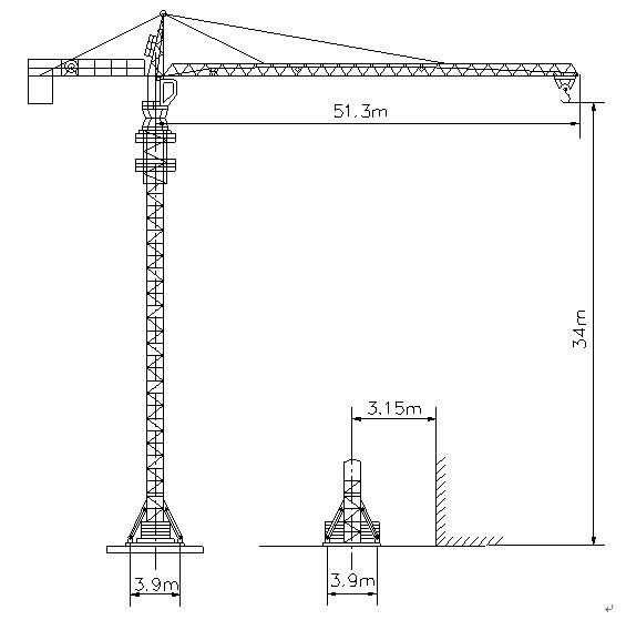 qtz50塔吊基础图纸图片