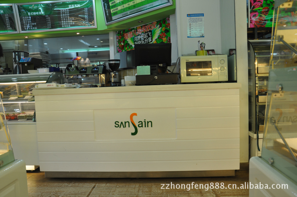 供应超市商场面包房用收银台