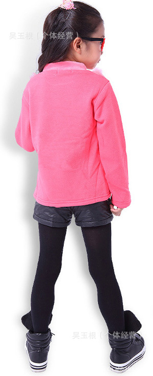 秋冬新款女童毛边洋气款打底衫图片大全,吴玉根(个体经营)-马可波罗网