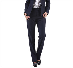 女式西裤批发巨千品牌520319b 韩版时尚ol紧身职业女西裤一件代发