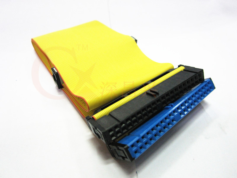 ide排线 ide电源线 硬盘数据线40cm 黑黄两色