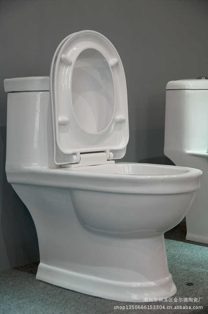 金尔璐卫浴 坐便器 翻斗式连体座便器 无管道设计马桶 392
