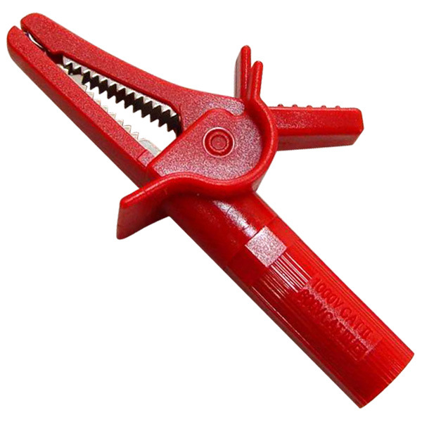 测试用全封闭电瓶塑料鳄鱼夹电瓶夹批发