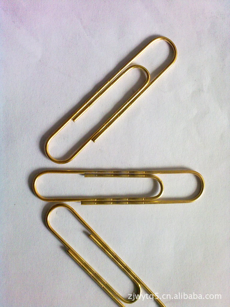 厂家直销批发供应各种规格镀镍回形针 包塑彩色回形针