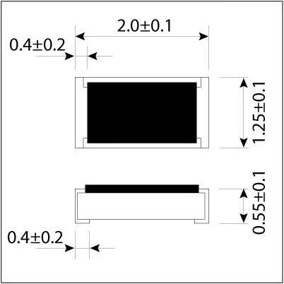 0805led封装尺寸图片