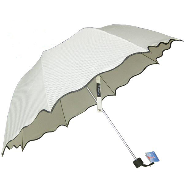 崧厦雨伞批发优质pg布或涤丝布印刷定制久合版三节三折广告伞