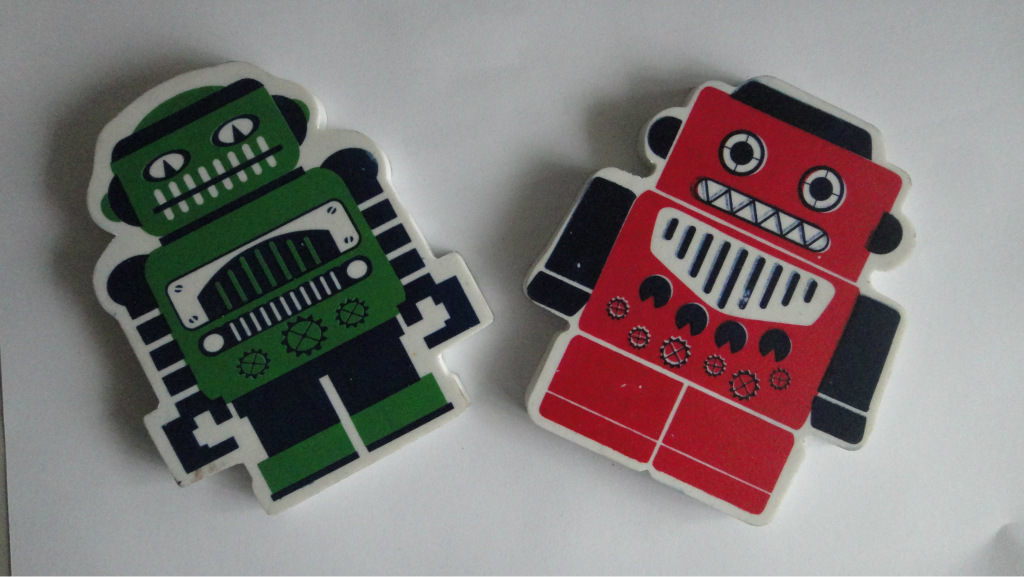 品牌 白象  超大橡皮擦 机器人橡皮擦