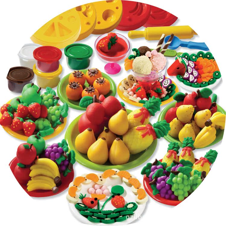 无毒环保 主力装 新鲜的水果彩泥 diy手工制作 90334 益智岛玩具