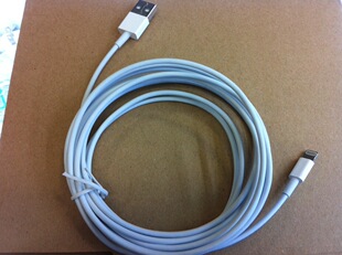 新款上市苹果iphone5数据线 充电同步线 加长版2米 3米 5米数据线