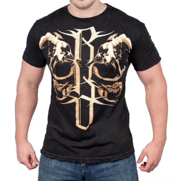 批发wwe randy orton 2012最新限量款水洗做旧毒蛇兰迪短袖t恤