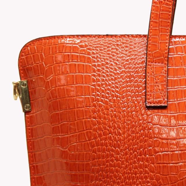 2012新款劳斯莎萱沙宣正品韩版潮女包亮皮鳄鱼纹单肩包包260-7745