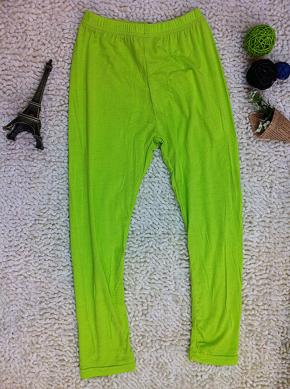 裤时尚百搭多色糖果裤 品牌:moukol 面料:全棉 款式:健美裤 颜色:绿色