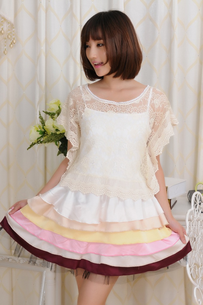 2012新款吊带连衣裙 雪裙连衣裙 蛋糕裙 1224-2