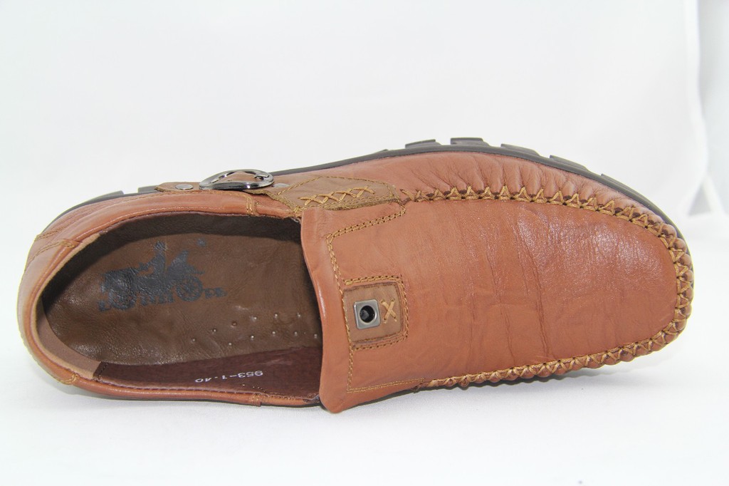 常州新纪元鞋业优质供应 意大利老爷车男士休闲皮鞋