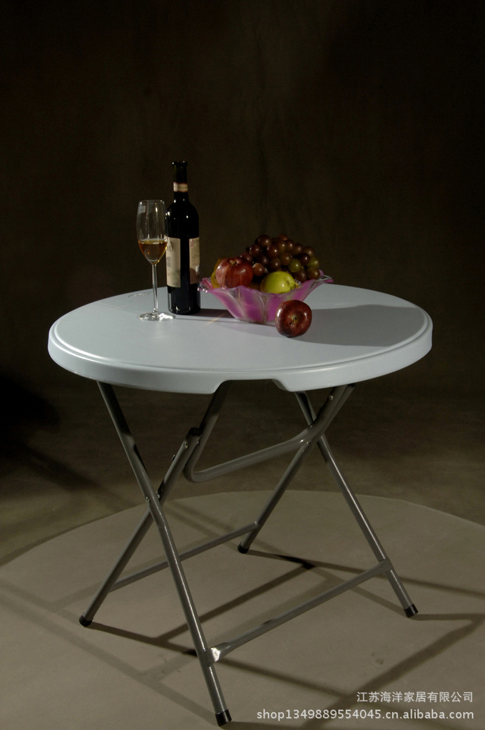 塑料餐桌 塑料圆桌 家用餐桌 酒吧桌