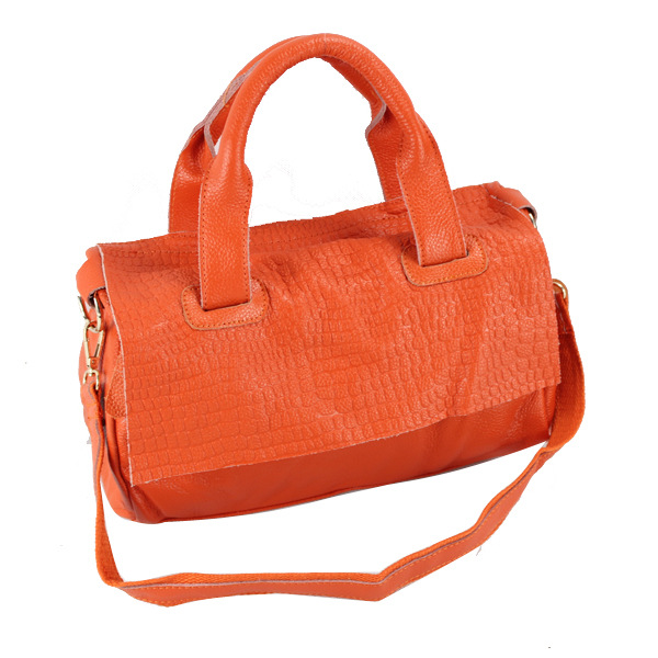 真皮女包厂家 批发牛皮拼皮包 手提斜挎两用 真皮女包 2012新款