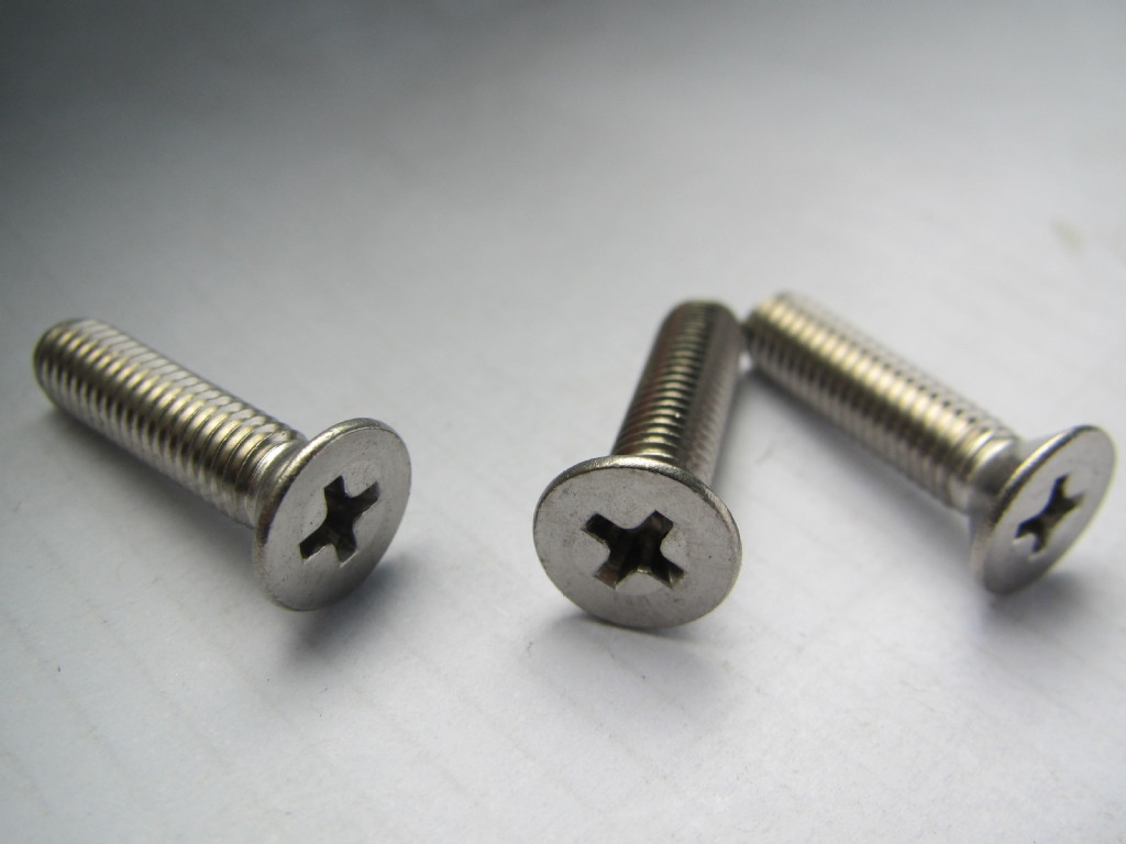 十字槽沉头螺钉 din965 十字螺钉 开槽沉头螺钉