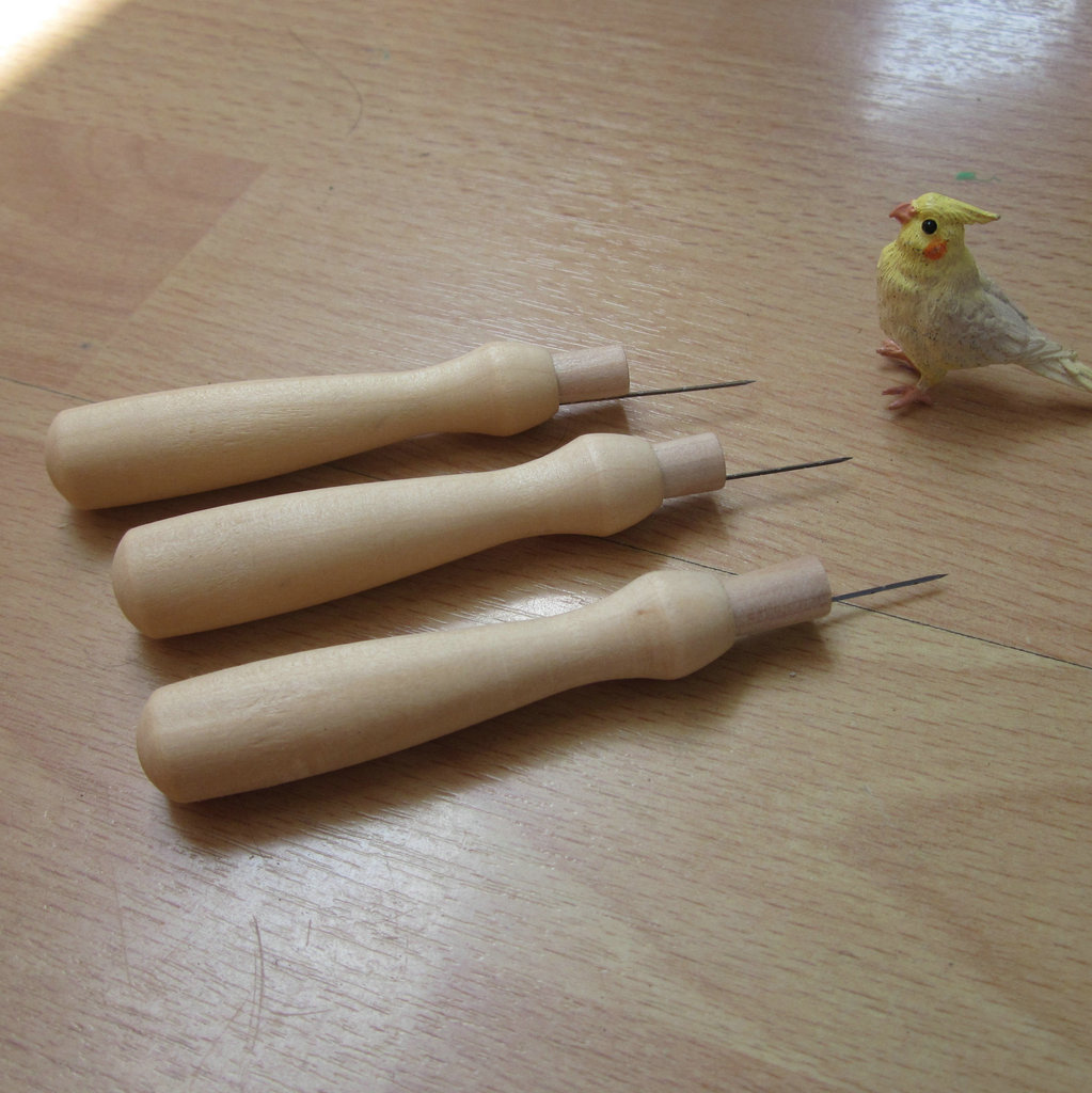 羊毛毡戳戳乐 戳针针柄 含毡化针 羊毛フェルト