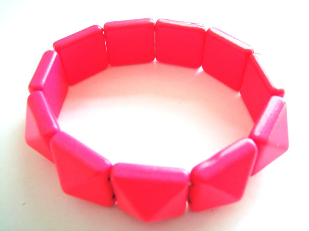 【欧美外贸精品流行塑料手镯】价格,厂家,图片,手链,义乌市高轩饰品厂