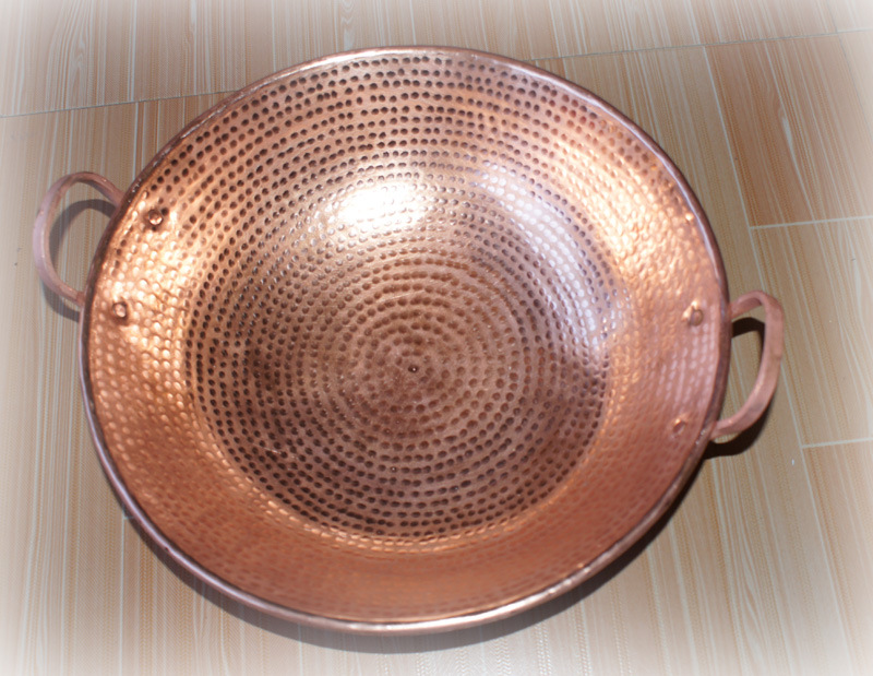 云南丽江特色手工纯紫铜炒锅