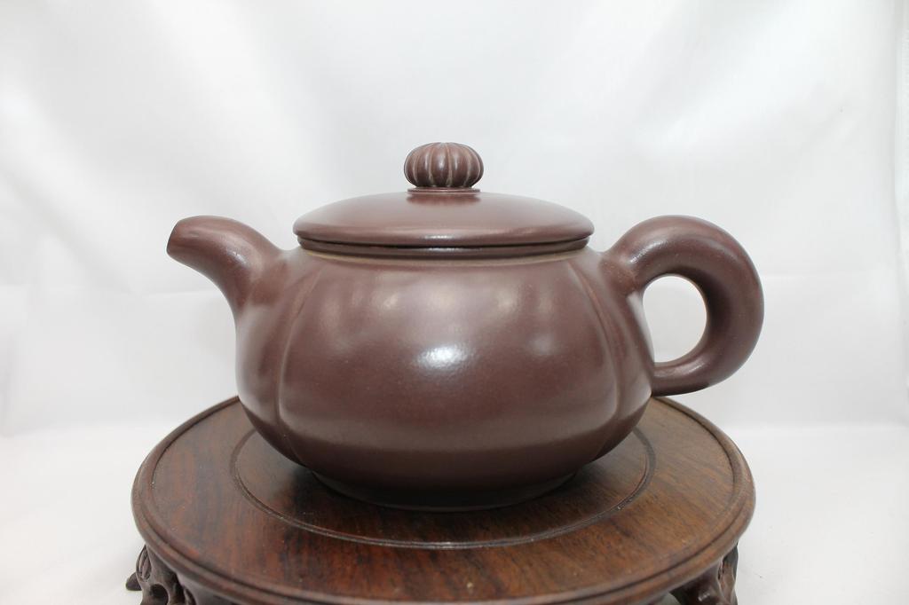 宜兴紫砂 名人名作 高级工艺师张洪法全手工自作 花蕾壶