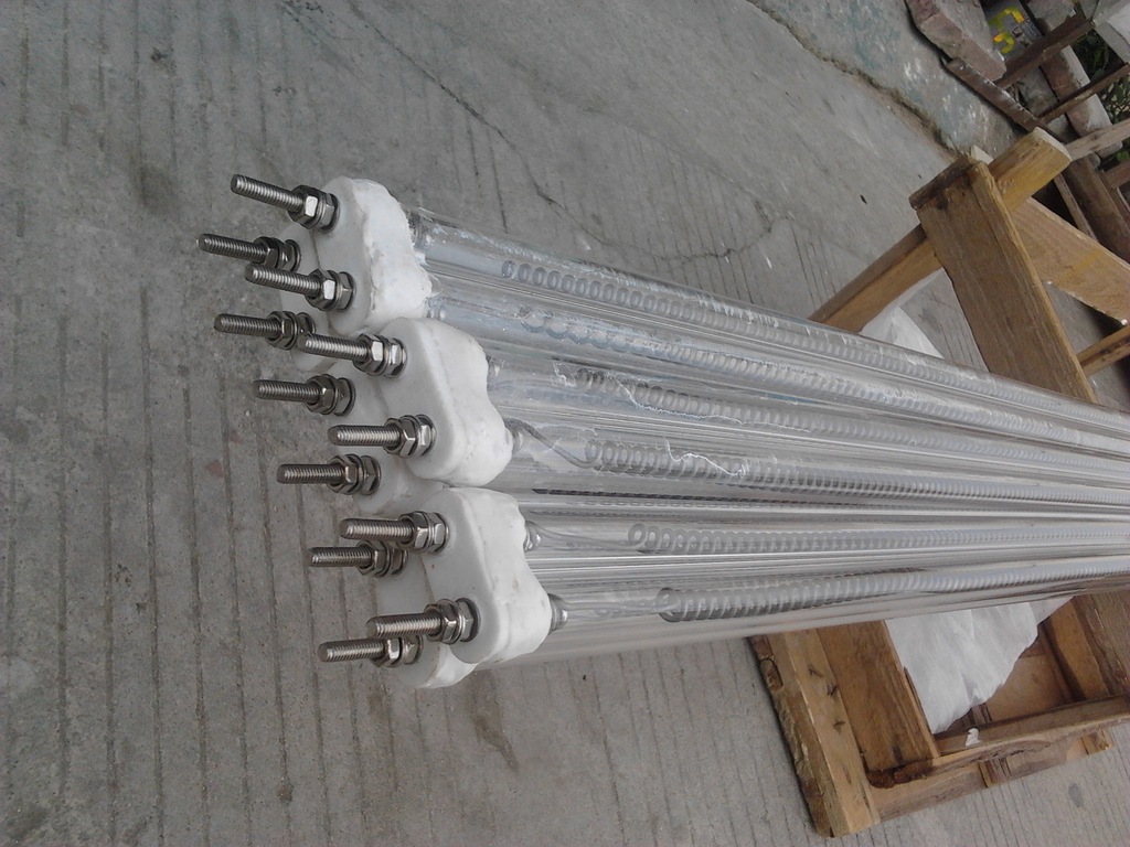 石英双排红外线电热管 ir灯管 玻璃加热管