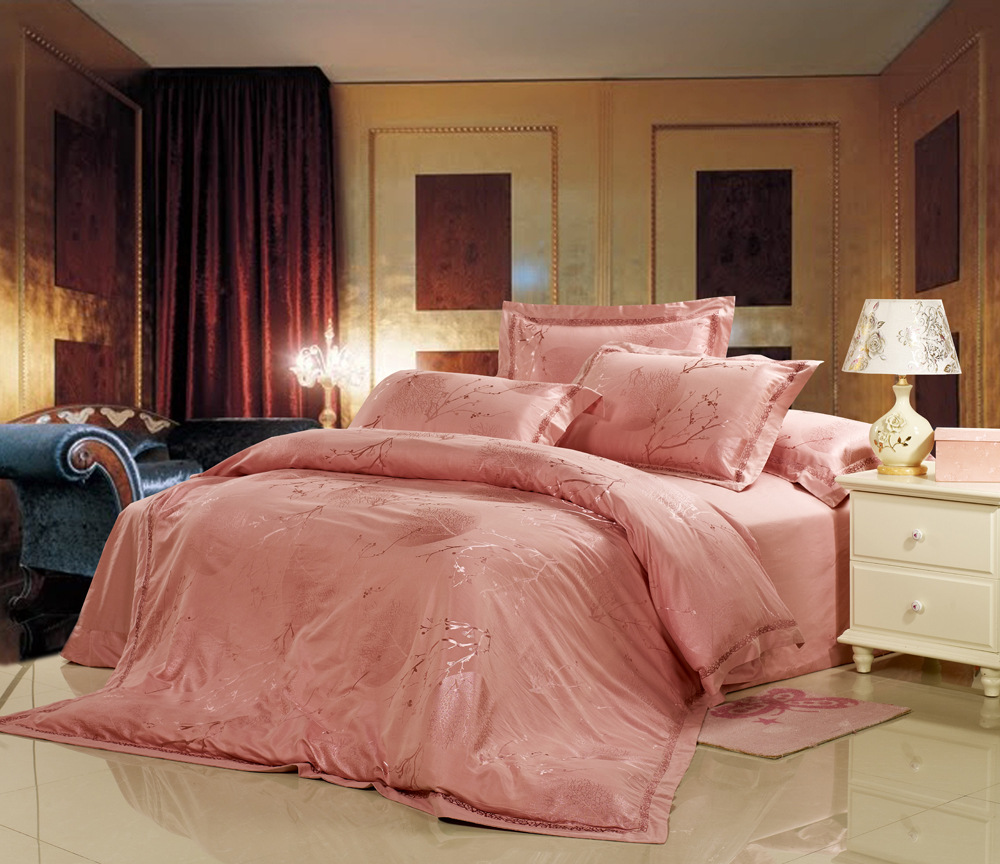 供应100%全棉 贡缎提花四件套 家纺4件套 月光宝贝款