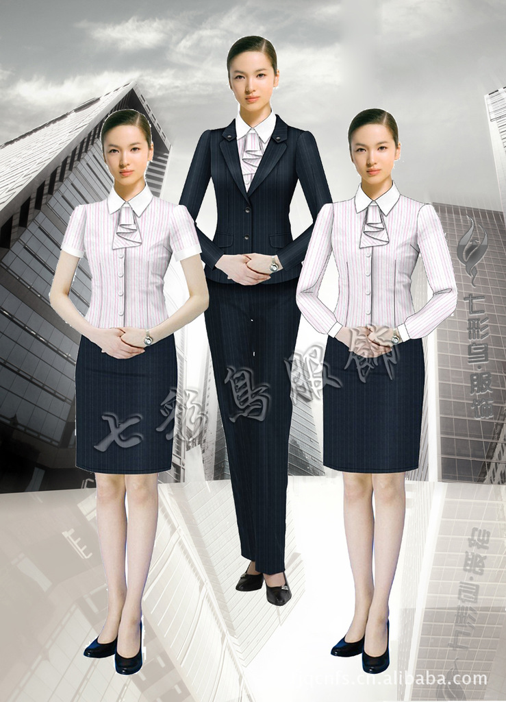 七彩鸟服饰供应夜总会等中高低档场所员工制服