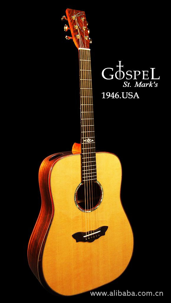 经典.奢华.唯美.st. marks guitar 圣马可手工吉他亮相2012国际乐展