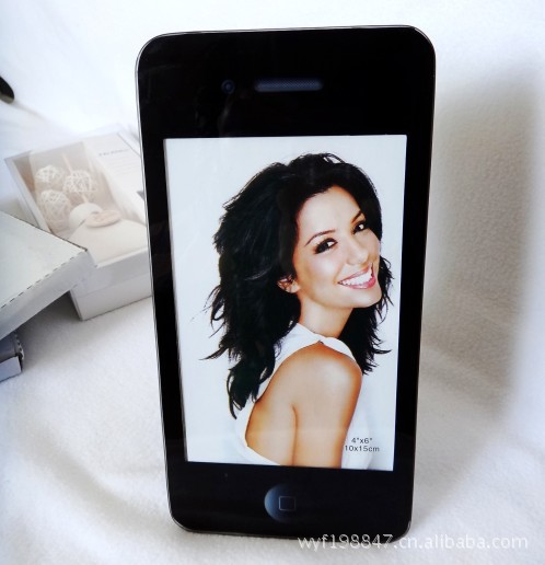 苹果iphone 6/7寸 水晶 玻璃 婚纱 相框 批发