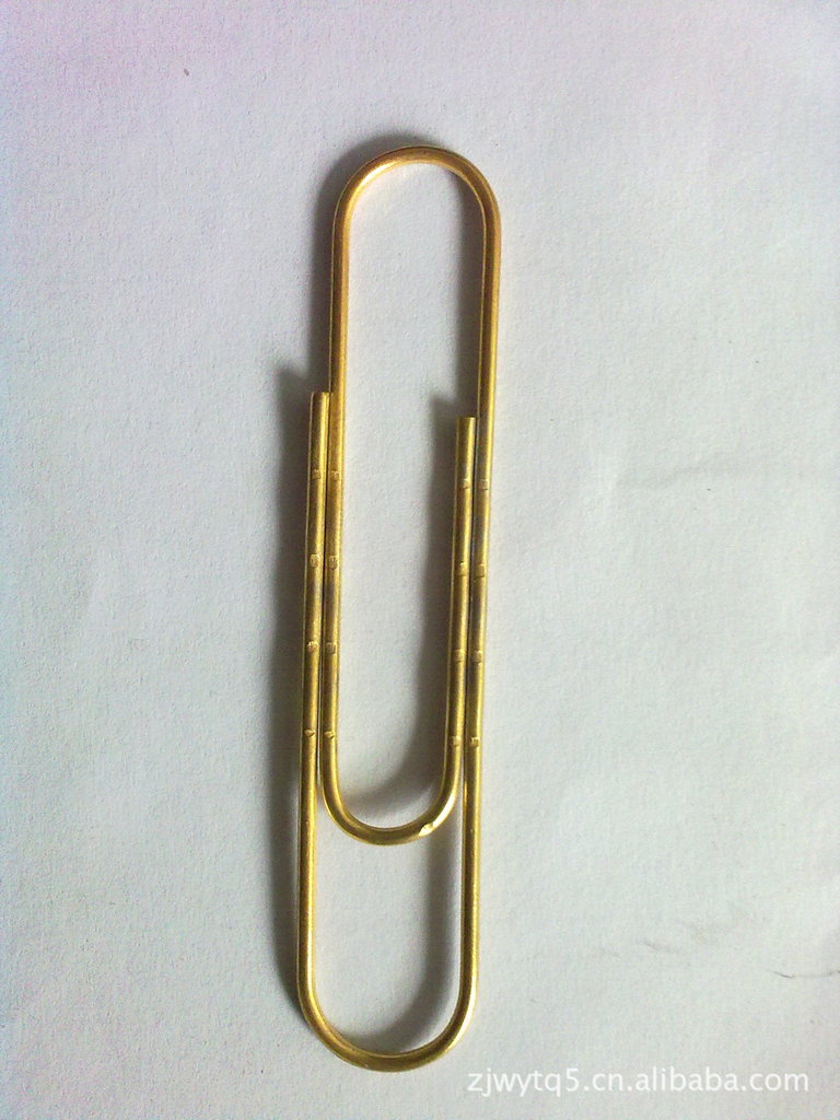 厂家直销批发供应各种规格镀镍回形针 包塑彩色回形针