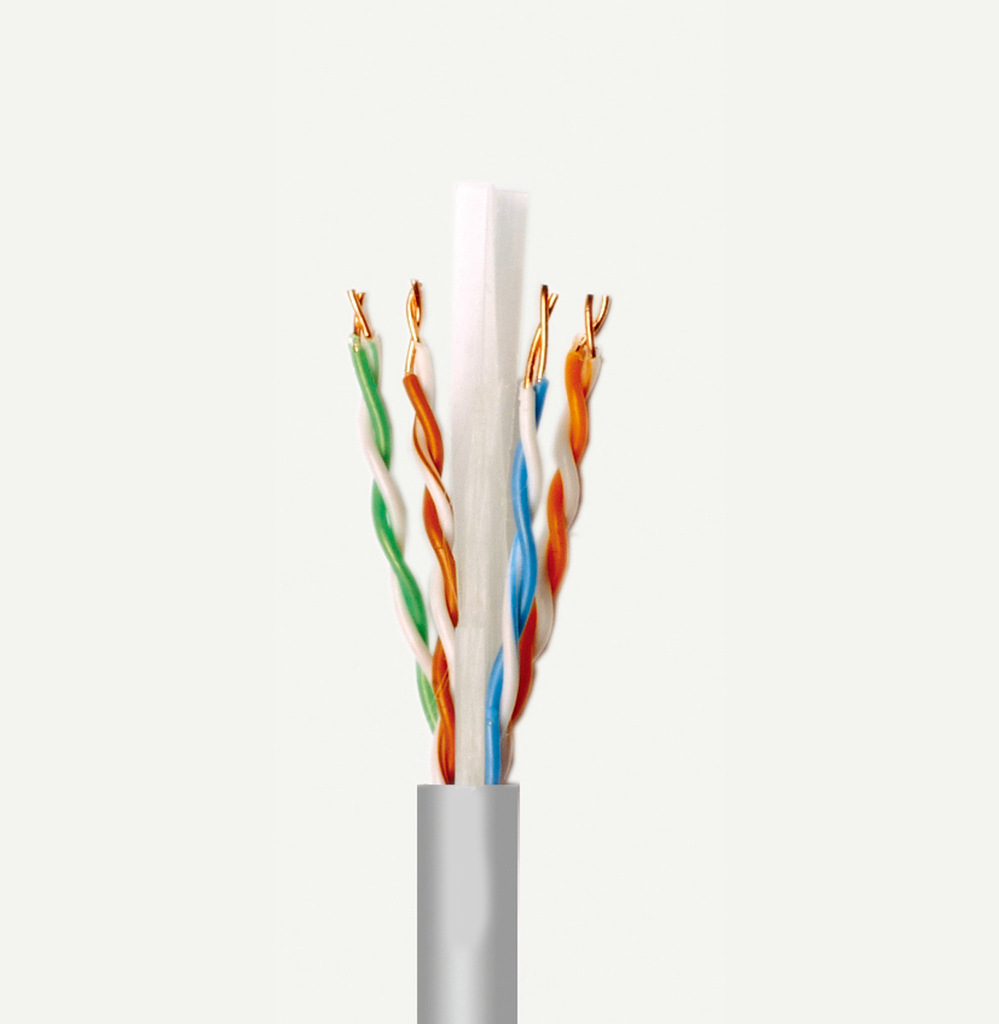 utp cat6 lan cable 六类4对非屏蔽达标过测网线 外径:6