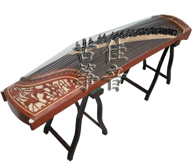 扬州佳音古筝 浮雕双鹤朝阳古筝 a015 包邮特惠 敦煌品质 音色佳